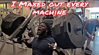 How STRONG is Fitness Addict (MAXED OUT EVERY GYM MACHINE)