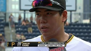 MIA@PIT: Kang on his approach, recent success