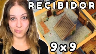 CADA HABITACIÓN tiene el TAMAÑO de SU PALABRA en LOS SIMS 4 🏠 SALÓN = 5X5 || Marta