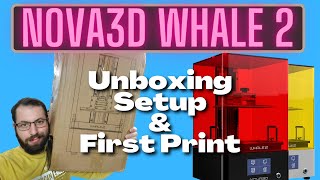 Whale 2 Resin printer - LIVESTREAM - Unboxing and first print