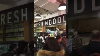 Very fresh noodles inside Chelsea market Nyc  #shorts