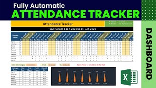 Attendance Sheet | Attendance Management System | Dynamic Attendance Sheet in Excel | Attendance