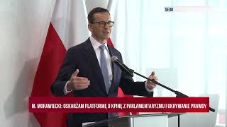 Sejm. M.Morawiecki: oskarżam Platformę o ukrywanie prawdy! | TV Republika