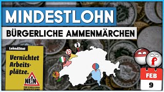 Mindestlohn | Die Schweiz straft Bürgerliche Lügen [Abstimmungen in SO und BL, 9. Februar 2025]