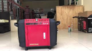 Máy phát điện SWISS KRAFT 65iex mới cứng nguyên thùng. Máy xăng 6.5KVA có đề