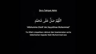 Bacaan Tahiyat Akhir #shalat