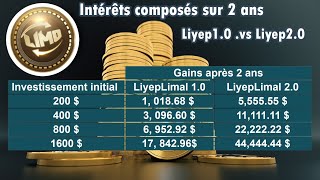 COMPARAISON ENTRE LIYEPLIMAL 1.0 ET LIYEPLIMAL 2.0 : STRATÉGIE RÉCURSIVE SUR 2 ANS