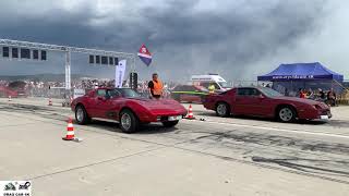 Chevrolet Corvette C3 Stingray vs Chevrolet Camaro IROC Z28 drag race 1/4 mile 🚦🚗 - 4K