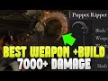 Lies Of P Best Weapon (7000+ Damage) Scythe Puppet Ripper, Best Technique Motivity Build Dexterity