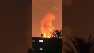 イスラエル国防軍からの空爆が続くパレスチナ・ガザより映像　今夜だけで12人が死亡 子どもも犠牲に　#gaza #gazaunderattack