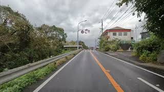 【車載動画】国道２５１、南島原市の中心街を過ぎて、左に須川港（２０２４年１１月２６日）