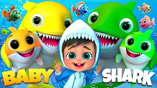 Baby Shark's Counting Fun 1️⃣🦈, Wheels on The Bus Song , ABC song ,Bath ,  #baby