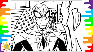 Spiderman Coloring | USA Flag Coloring Page | DEAF KEV - Invincible [NCS Release]