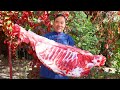 THE BEST Spare Ribs Recipe! Roasted in Home Kiln with Sweet Barbecue Sauce! | Uncle Rural Gourmet