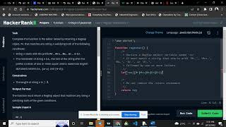Hackerank 10 Days of javascript day 7 Regular Expressions