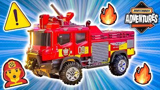 🔥Daring Double Fire Rescue Mission! 🚒🔥 | Matchbox