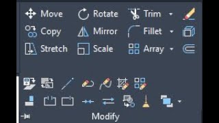 Auto cad modify tool bar part 1 in Telugu in Interactive Talks