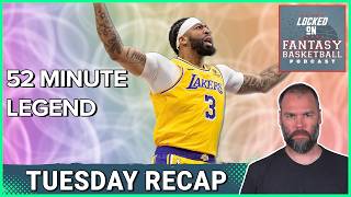 NBA Fantasy Basketball Analysis: 4 Games, 1 Anthony Davis Masterpiece #NBA #fantasybasketball