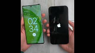 iPhone 13 Pro Max  vs Google Pixel 6 Pro Boot Up Speed Test #shorts