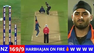 Thrilling Bowling 🔥 by Harbhajan Singh vs NZ | IND Vs NZ 1ST odi 2009 | Harbhajn singh W W W 🔥😱