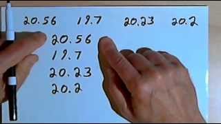 Ordering Decimals 127-4.4