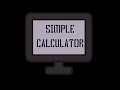 Building a Simple Calculator using Python