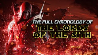 The FULL & ORDERED Lineage of the Sith Lords Up Until Darth Plagueis: 6863 Years of Chaos