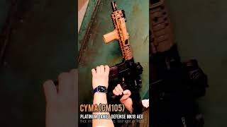 CYMA CM105 Platinum Daniel Defense MK18 AEG Airsoft Rifle (BK/DE)