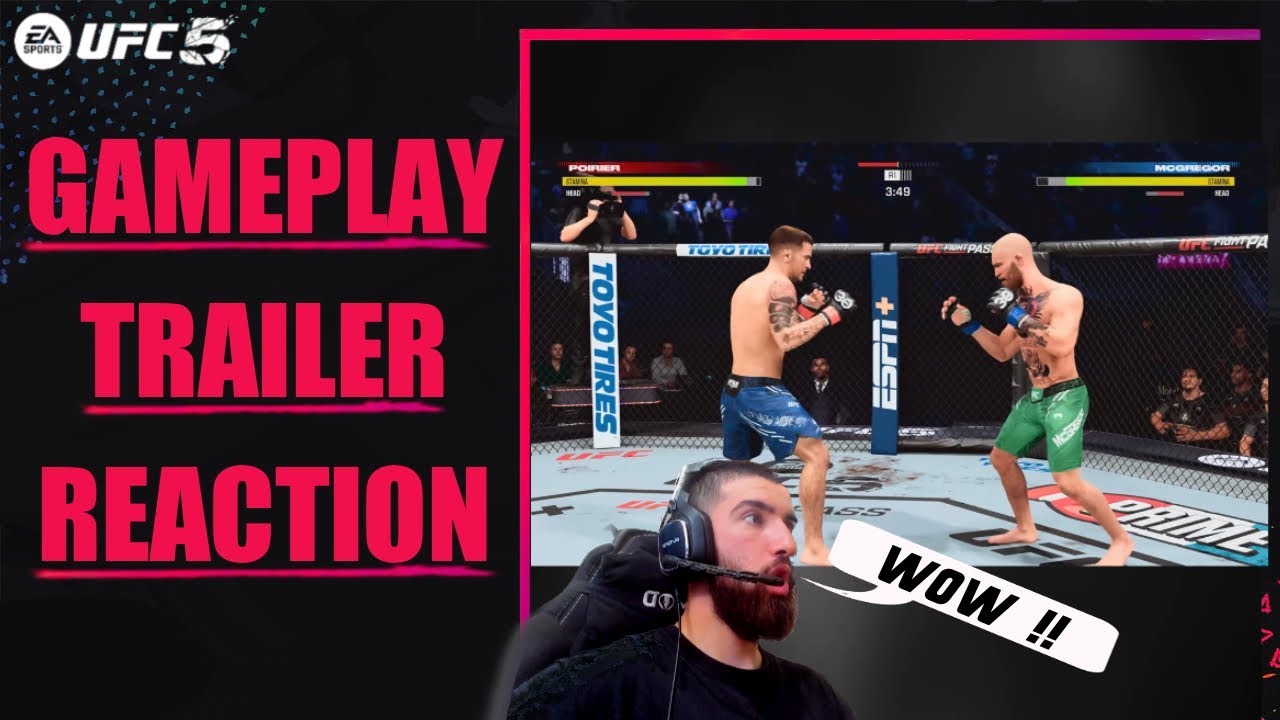 Ufc 5 Gameplay Trailer Reaction Youtube