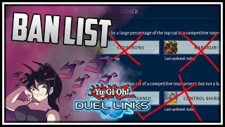 New Ban List! GOODBYE FOREVER SHIRANUI!!!! [Yu-Gi-Oh! Duel Links]