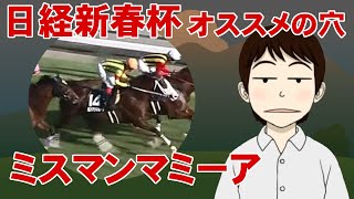 【日経新春杯2021】穴かっぺのオススメ「ミスマンマミーア」～軽斤量と内枠を活かして松若君よマリオとなれ！～