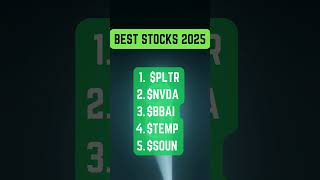 Best AI stocks in 2025... #pltr #nvidia #soun #stocks #bbai #temp