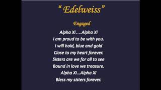 Alpha Xi Alpha Xi (Edelweiss)