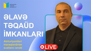 MDU-nun fakültə dekanı abituriyentlərin suallarını cavablandırıb