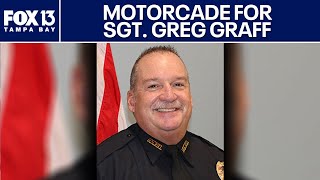 Live: Motorcade for police Sgt. Greg Graff