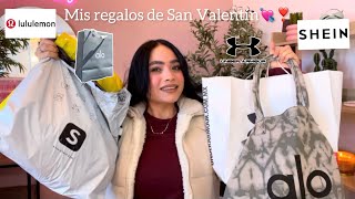 Mega haul de mis regalos de San Valentín😍💘🫶🏻 *alo,shein,lululemon,under* 💌🍒