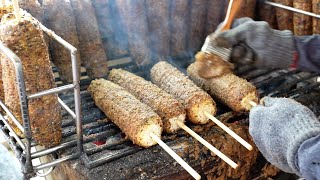 Best grilled corn in Taiwan! Need to queue for 8 hours to enjoy such delicious grilled corn｜嘉義阿婆碳烤玉米