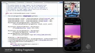 DevBytes Sliding Fragments