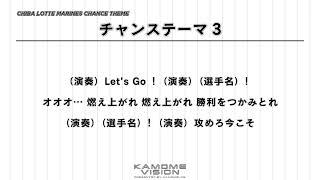【応援歌再現】チャンステーマ3（2012-）【千葉ロッテマリーンズ】