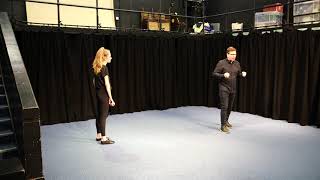 Theatre Game #57 - Gesture Line. From Drama Menu 2: Second Helpings - drama games & ideas for drama.