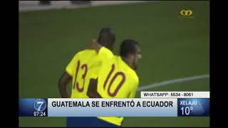 Guatemala perdió ante Ecuador