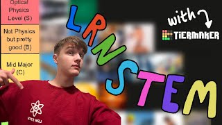 A Chaotic STEM Degree/Major Tier List