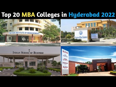 Top 20 MBA Colleges In Hyderabad 2022|Best MBA Colleges In Hyderabad ...