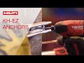 INTRODUCING Hilti Screw Anchors KH-EZ CRC and KH-EZ SS316