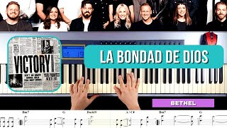 嫉 La Bondad De Dios Goodness Of God Bethel Music Piano Tutorial