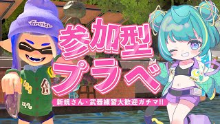 参加型スプラトゥーン3】プラベで楽しく遊ぼう！#221｜【個人Vtuber/生配信】｜初心者さん・新規さん歓迎｜Splatoon3