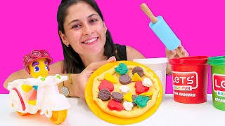 Play Doh oyun hamuru! Ayşe ile karışık pizza yapalım! Çocuklar için eğitici oyunlar