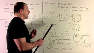 Example of Kernel and Range of Linear Transformation
