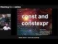 const and constexpr - Rainer Grimm - Meeting C++ online