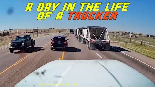 SEMI-TRUCK RUNS EVERYONE OFF THE ROAD OVER NOTHING